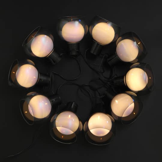 10ct. Gray Bowl Shade String Lights by Ashland®
